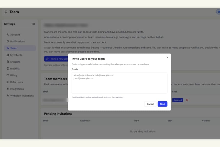 Assign Seats To Whoever Needs Them screenshot