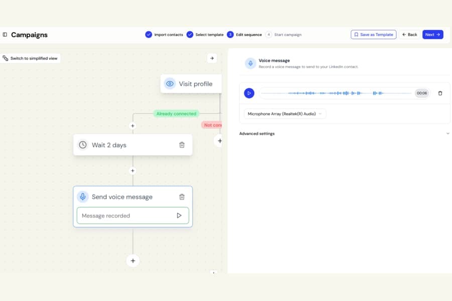 Replies to your voice messages are no longer missed screenshot