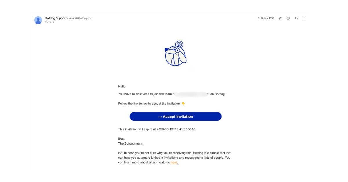 Fixed invitations failing for the last seat on your team screenshot