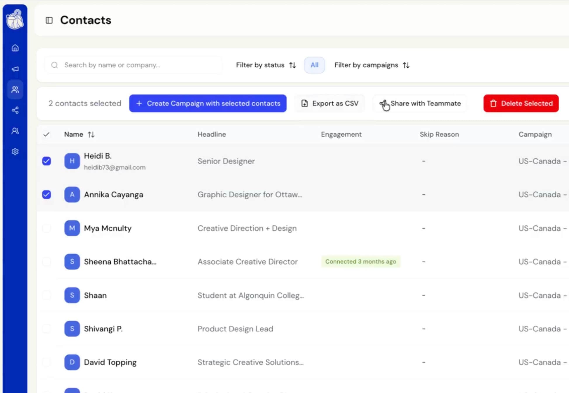 Discover 2 Ways to Share Contacts with Team Members screenshot