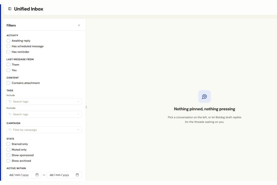 Fixed: Inbox Filters Stopped After a Handful of Conversations screenshot