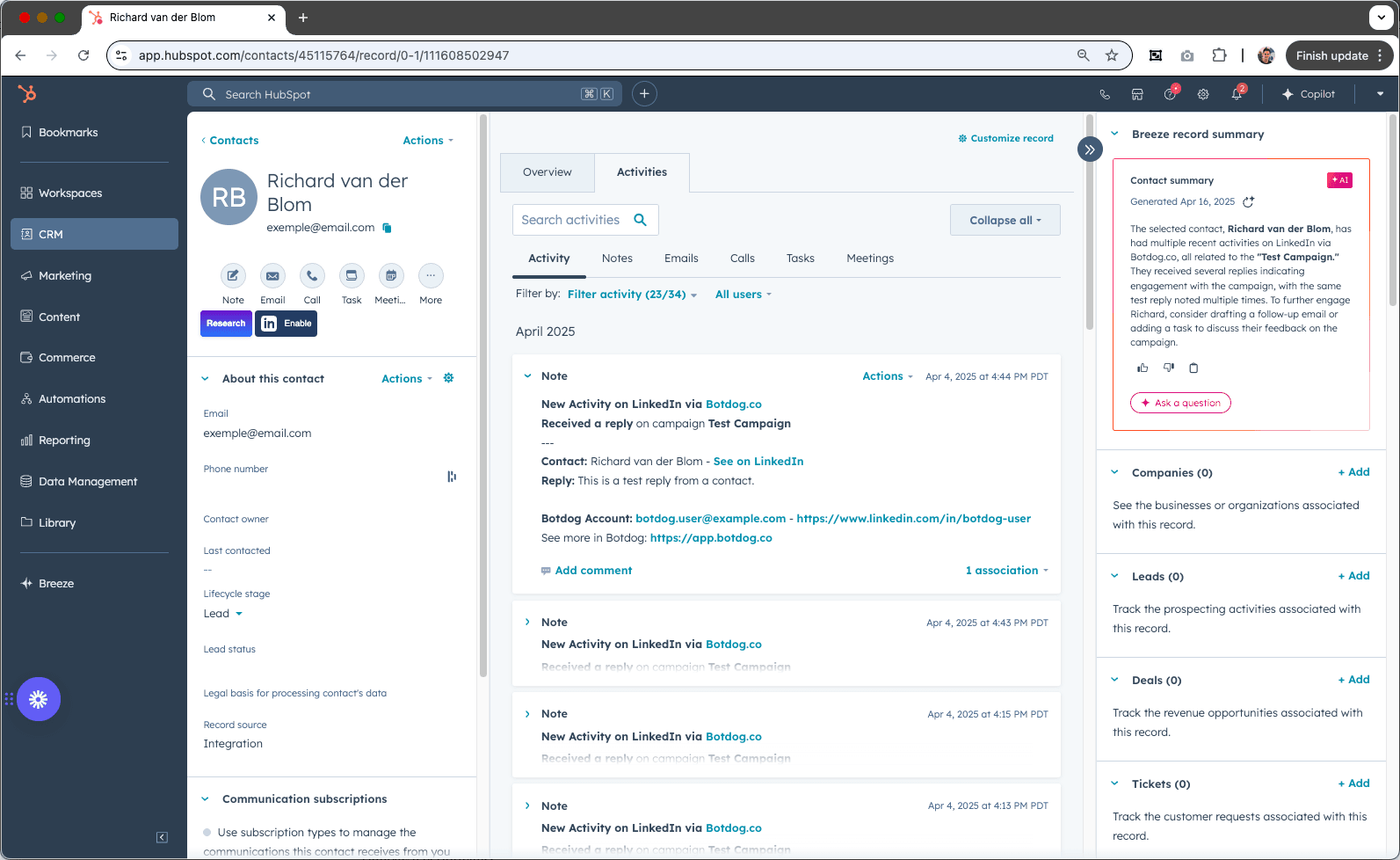 Webhooks & Integrations