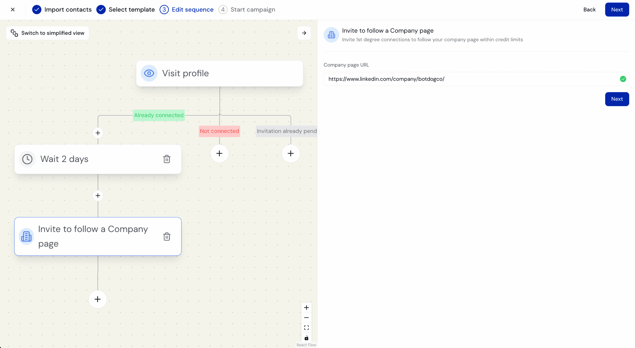 New Feature: Invite to Follow Company Page screenshot