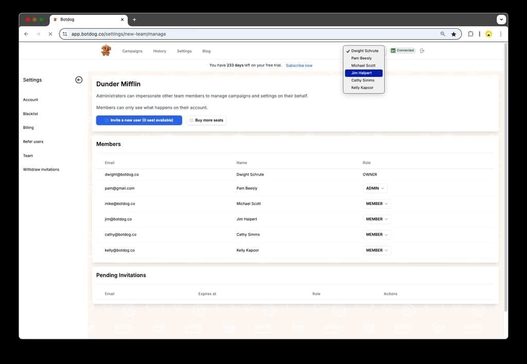 Team Feature Now Available to All Users screenshot