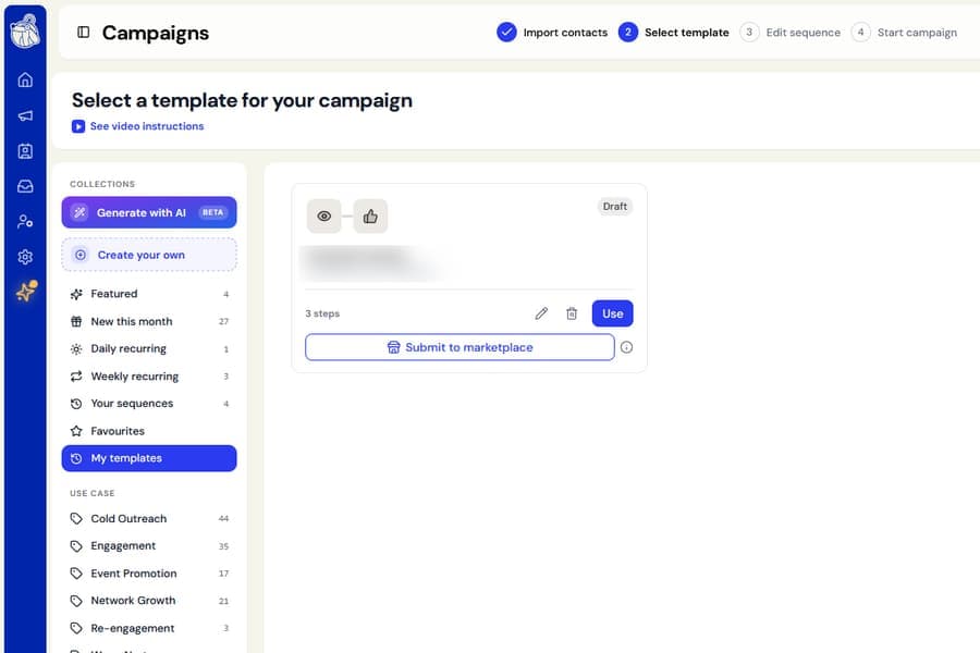 Saving a template no longer publishes it - you choose when to share screenshot