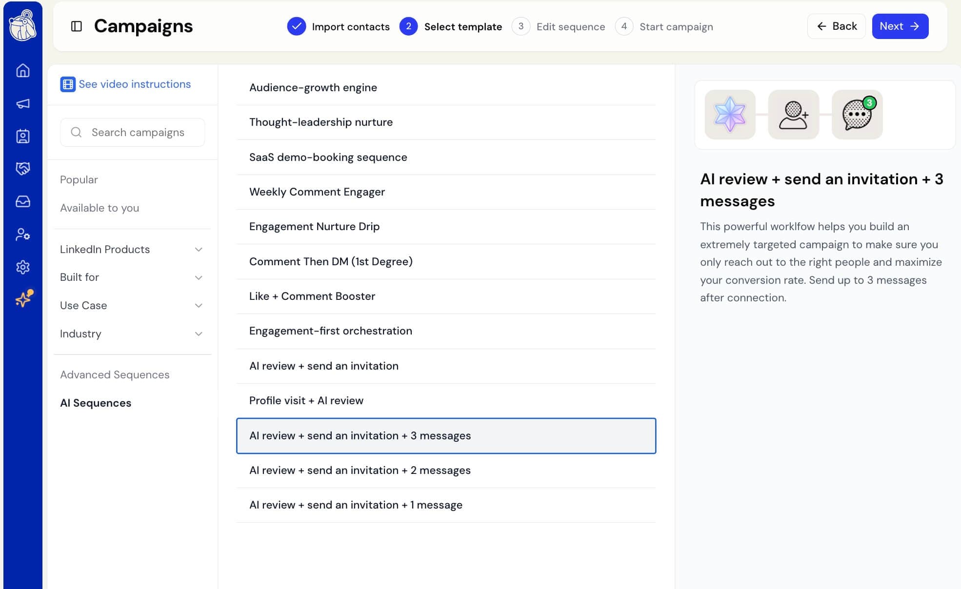 Fixed AI templates showing as locked on the Professional AI plan screenshot